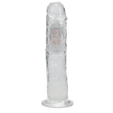 REALROCK 8'' No Balls Wireless Rechargeable LED Vibrating Dong - DONGS