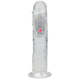 REALROCK 8'' No Balls Wireless Rechargeable LED Vibrating Dong - DONGS