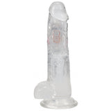 REALROCK 8'' with Balls Wireless Rechargeable LED Vibrating Dong - DONGS