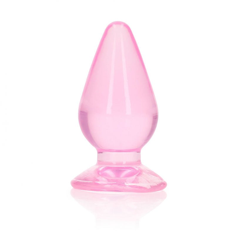 REALROCK 9 cm Anal Plug - Pink - Pink 9 cm (3.5'') Butt Plug - Anal Toys