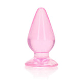 REALROCK 9 cm Anal Plug - Pink - Pink 9 cm (3.5'') Butt Plug - Anal Toys