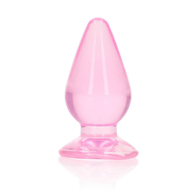 REALROCK 9 cm Anal Plug - Pink - Pink 9 cm (3.5'') Butt Plug - Anal Toys