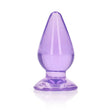 REALROCK 9 cm Anal Plug - Purple - ANAL TOYS