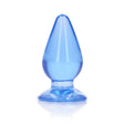REALROCK Blue Anal Plug – 9cm TPE Butt Plug with Suction Cup Base - Anal Toys