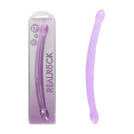 Realrock Double Dong 17 Inch Purple 42 Cm Non Realistic Sex Toy - DONGS