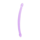 Realrock Double Dong 17 Inch Purple Non Realistic Sex Toy - DONGS