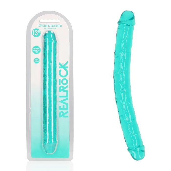 RealRock Double Dong Turquoise Sex Toy 14inch - DONGS