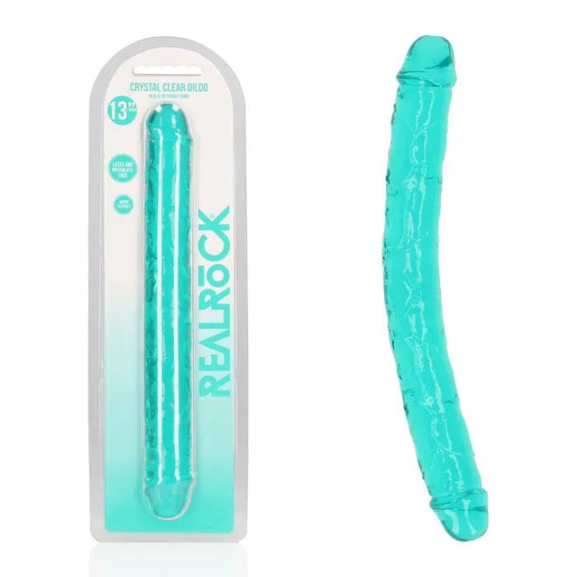 RealRock Double Dong Turquoise Sex Toy 14inch - DONGS