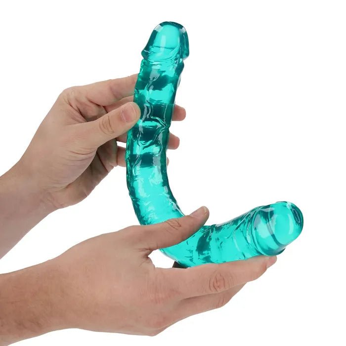RealRock Double Dong Turquoise Sex Toy 14inch - DONGS