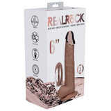 RealRock Metal Head 6 Inch Dildo Vibrating Wireless Remote - DONGS