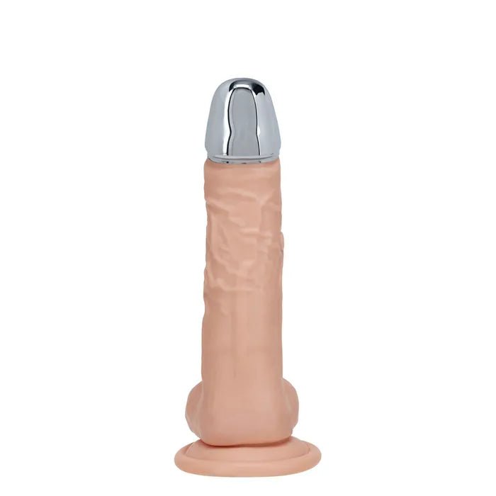 RealRock Metal Head 6 Inch Dildo With Wireless Remote - DONGS