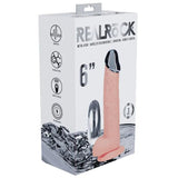 RealRock Metal Head 6 Inch Dildo With Wireless Remote - DONGS