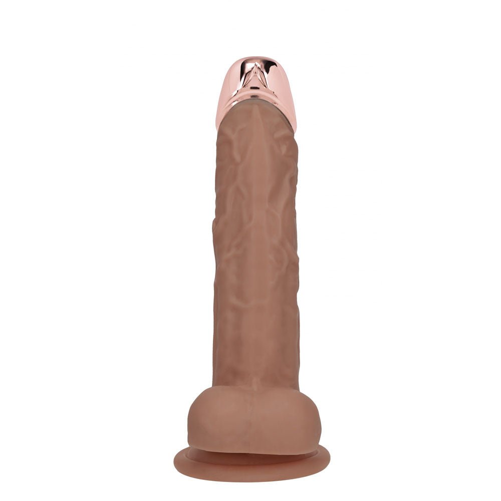RealRock Metal Head 7" Rechargeable Dildo With Wireless Remote - DONGS