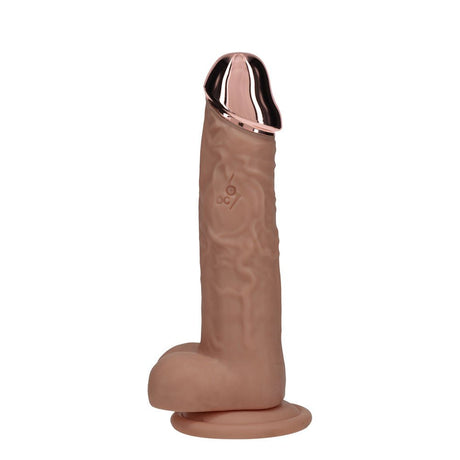 RealRock Metal Head 7" Rechargeable Dildo With Wireless Remote - DONGS