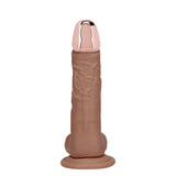 RealRock Metal Head 7" Rechargeable Dildo With Wireless Remote - DONGS