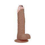 RealRock Metal Head 7" Rechargeable Dildo With Wireless Remote - DONGS