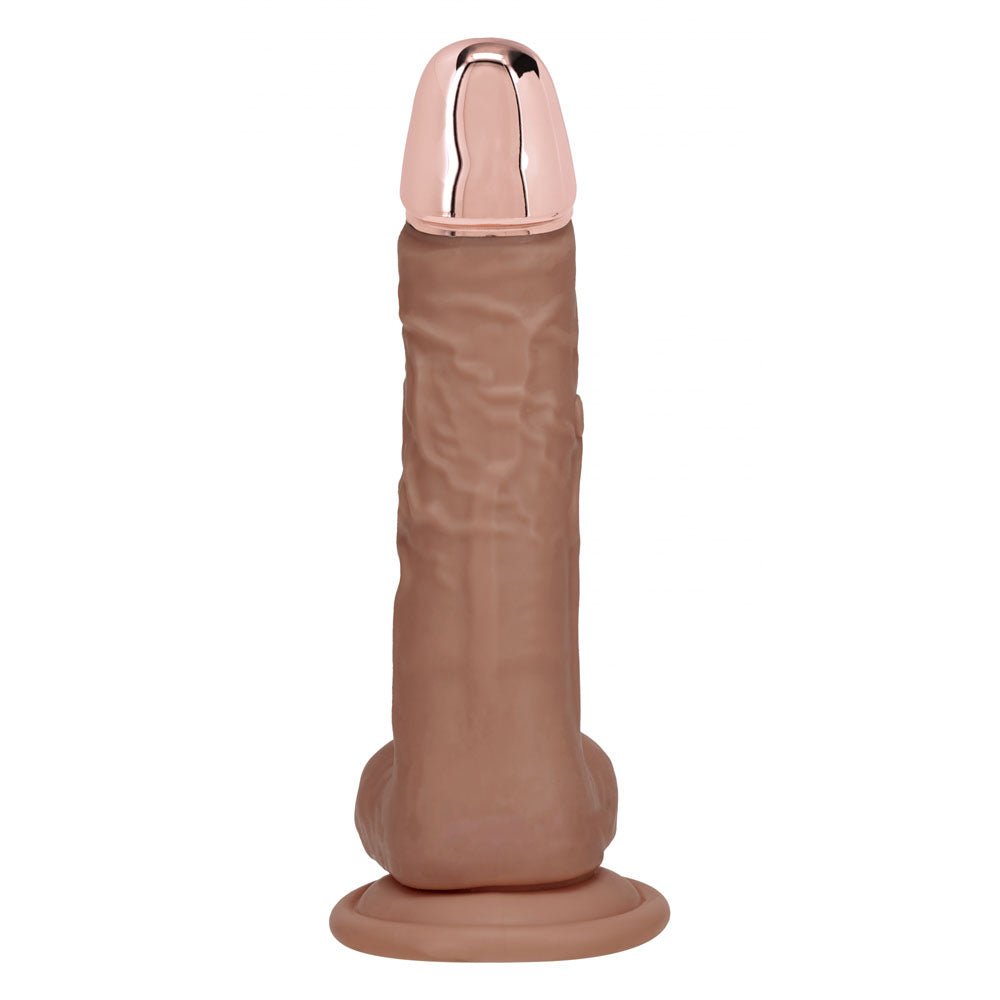 REALROCK Metal Head 8'' Rechargeable Dildo - Wireless Remote - DONGS