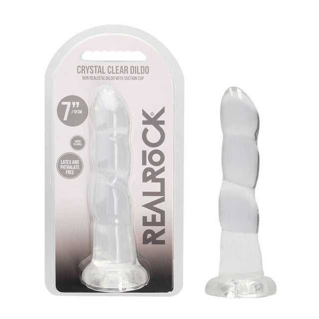 RealRock Non Realistic Dildo With Suction Cup For Intimate Play - DONGS