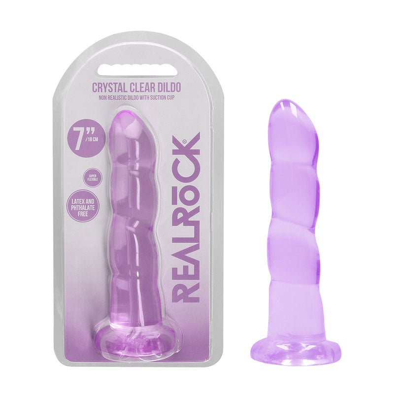 RealRock Non Realistic Dildo With Suction Cup For Pleasure - DONGS