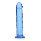 RealRock Premium Straight Dildo Blue 10 Inch - DONGS