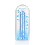 RealRock Premium Straight Dildo Blue 10 Inch - DONGS
