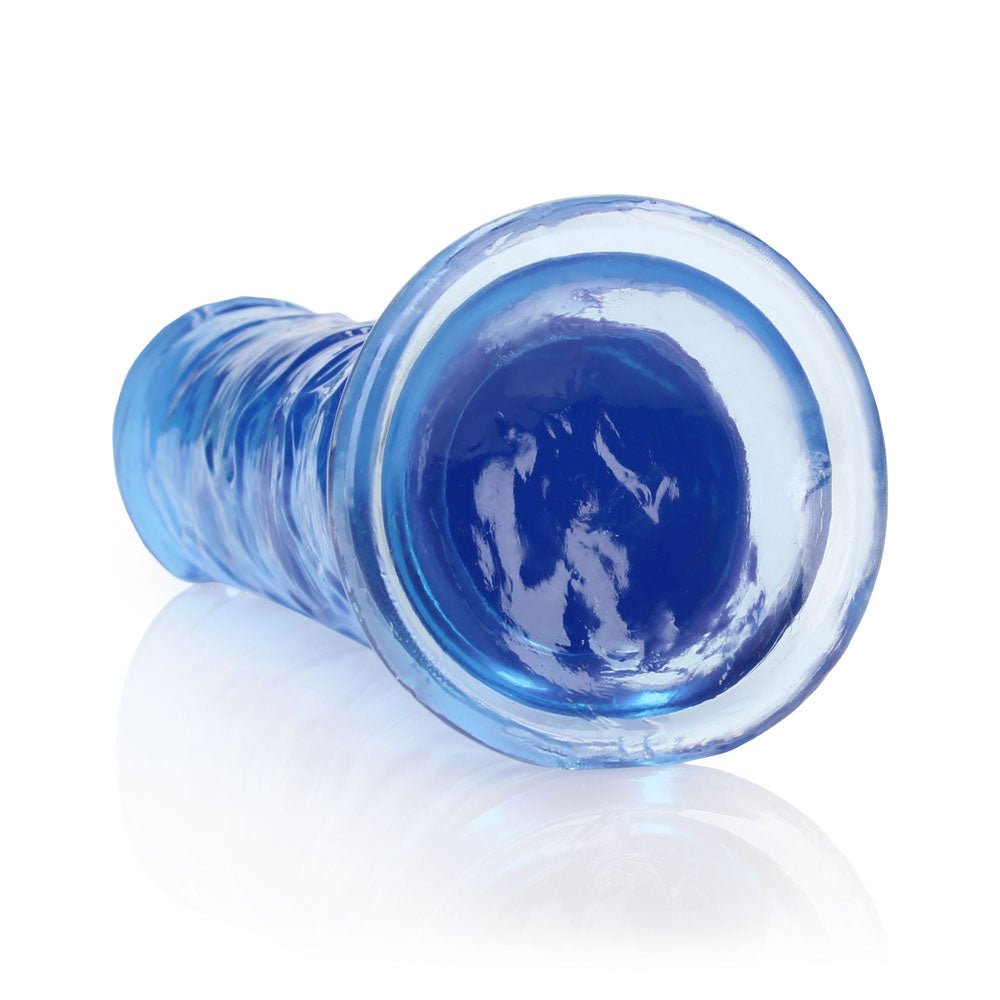 RealRock Premium Straight Dildo Blue 10 Inch - DONGS
