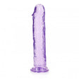 RealRock Purple 25 Cm Straight Dildo 10 Inch Dong Premium - DONGS