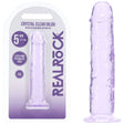 Realrock Realistic 5 Inch Purple Dildo Smooth Shaft Adult Toy - DONGS