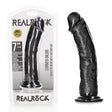 REALROCK Realistic Curved Dildo with Suction Cup - 7 Inch PVC G - Spot Toy - DONGS