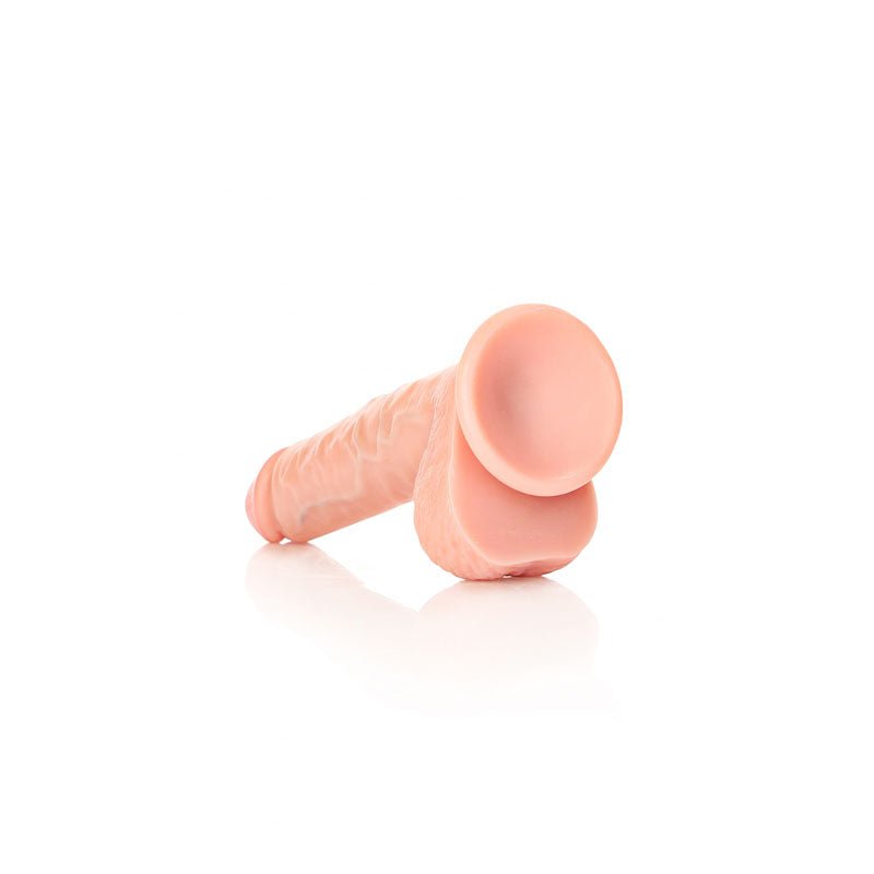 REALROCK Realistic Dildo with Balls – 7 Inch PVC Suction Cup Dong - DONGS