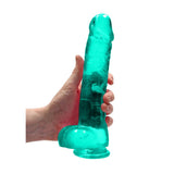 REALROCK Realistic Dildo With Balls 9IN - DONGS