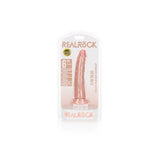REALROCK Realistic Slim Dildo without Balls - 15.5 cm - Flesh 15.5 cm (6'') Dong - DONGS