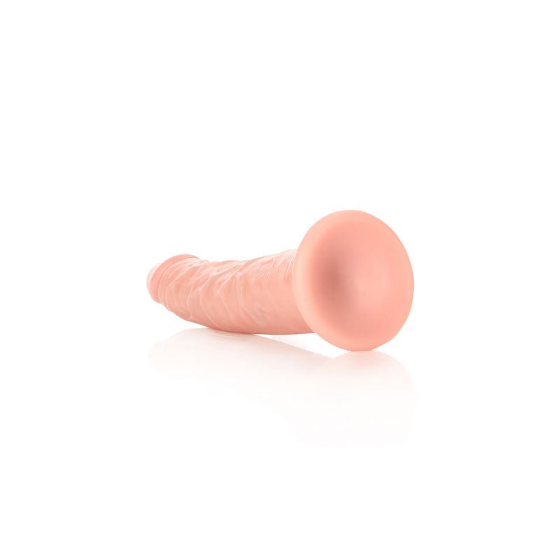 REALROCK Realistic Slim Dildo without Balls - 15.5 cm - Flesh 15.5 cm (6'') Dong - DONGS