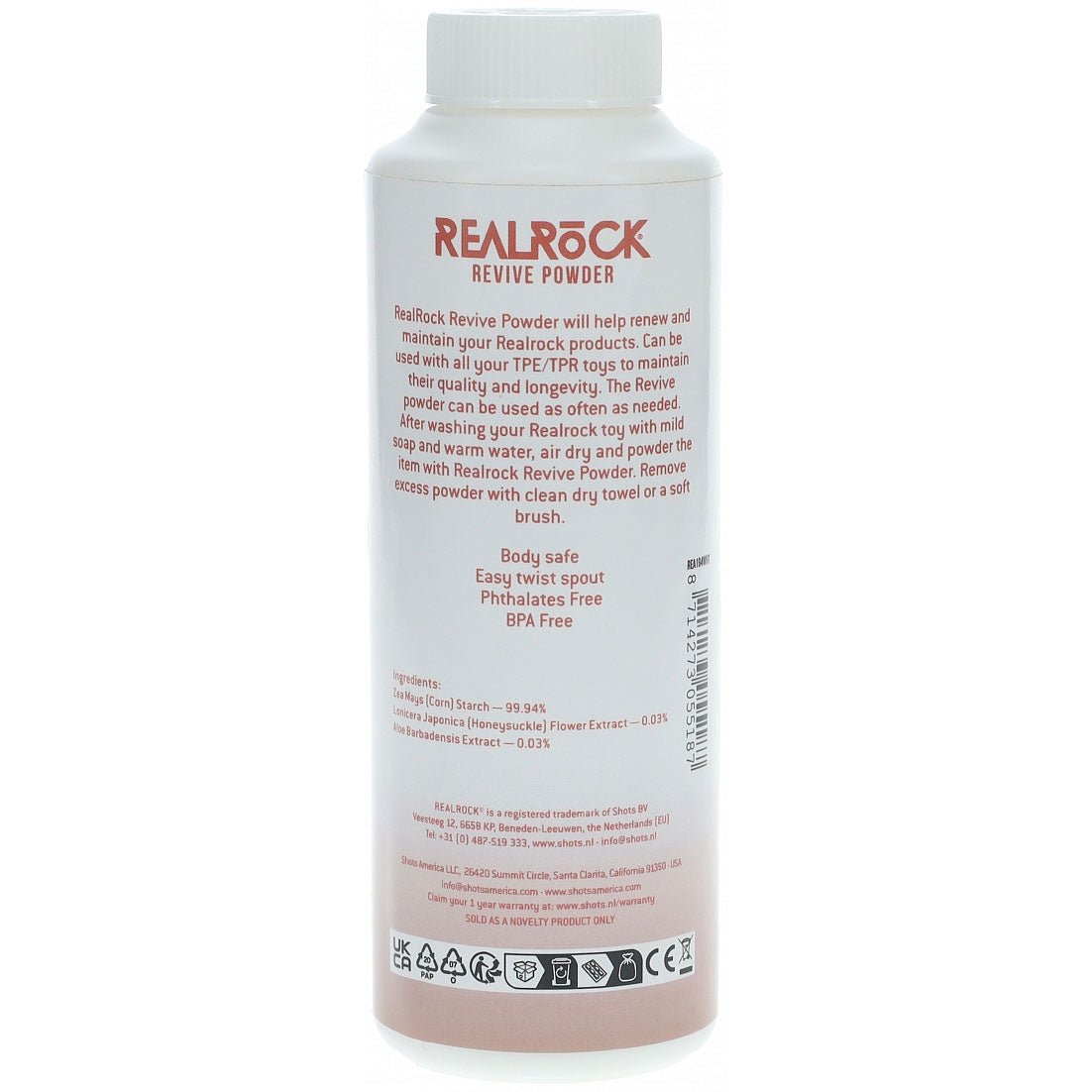 REALROCK Revive - Reviving Powder - Refreshing Powder - 114 grams - DONGS