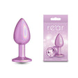 Rear Assets Iridescent Pink - Iridescent Pink 7.1 cm Small Butt Plug - ANAL TOYS
