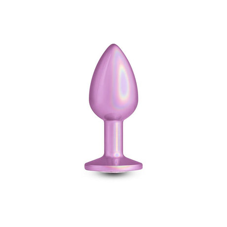 Rear Assets Iridescent Pink - Iridescent Pink 7.1 cm Small Butt Plug - ANAL TOYS