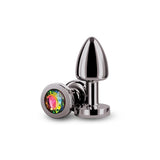 Rear Assets Petite - Gunmetal with Rainbow Gem - ANAL TOYS