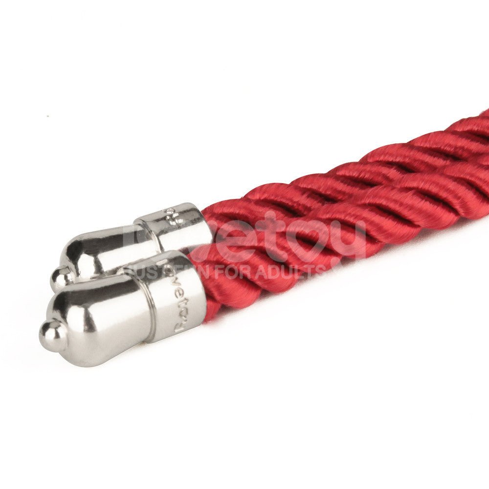 Rebellion Reign Silky Bondage Rope - Red 10 metre length - BONDAGE - TOYS