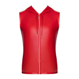 Red Ignite Hooded Vest - Lingerie