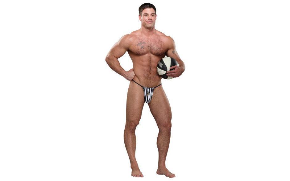 Referee Novelty G - String Black - Lingerie