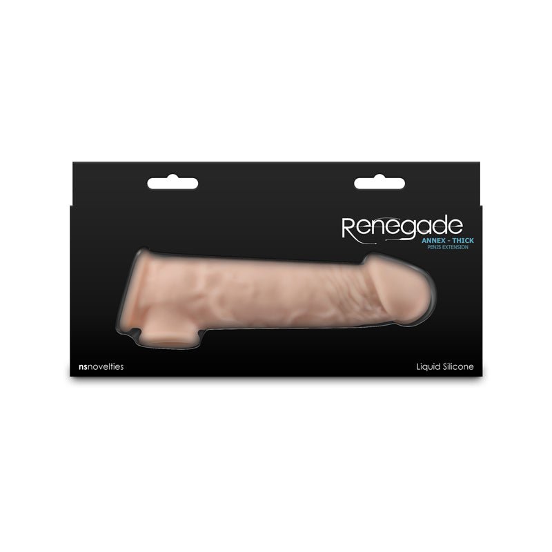 Renegade Annex - Thick Flesh 18.6 cm Penis Extender Sleeve - SLEEVES