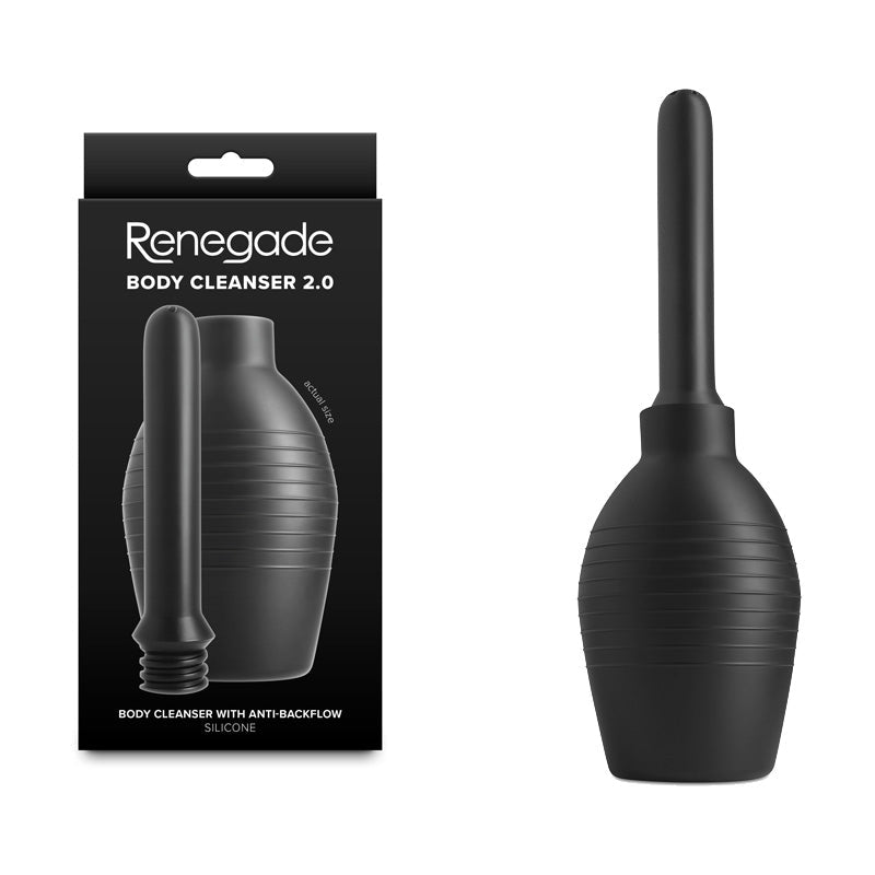 Renegade Body Cleanser 2.0 Black Unisex Douche For Daily Use - HEALTH CARE