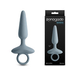 Renegade Maverick - Grey Vibrating Butt Plug - ANAL TOYS