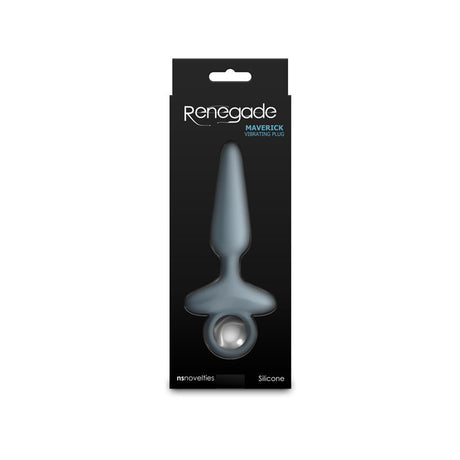 Renegade Maverick - Grey Vibrating Butt Plug - ANAL TOYS