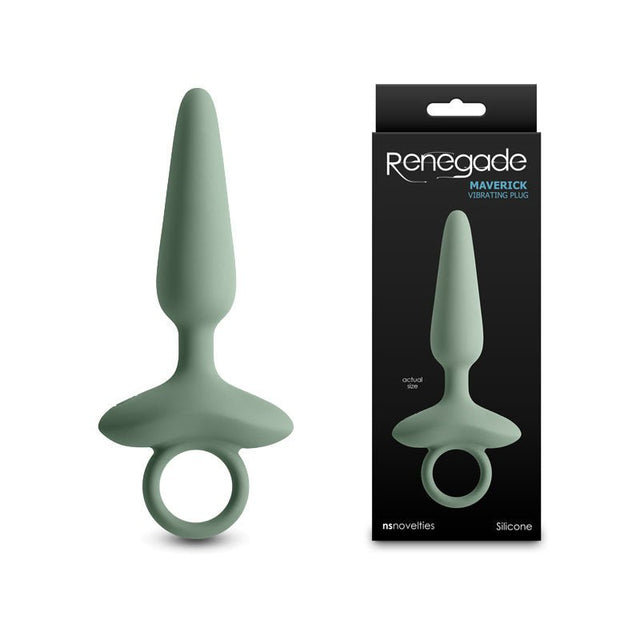Renegade Maverick - 15 cm USB Rechargeable Vibrating Butt Plug - ANAL TOYS