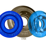 Blue RimRingz Multi Size Set - 3 Pcs - cock ring