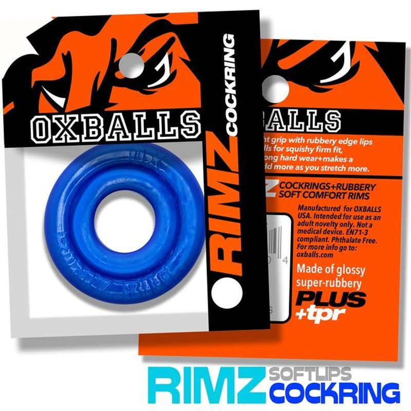 Rimz Cock Ring Blue - Boost Performance & Pleasure - cock ring