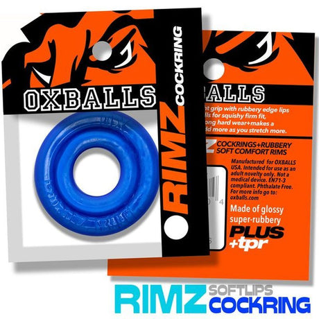 Rimz Cock Ring Blue - Boost Performance & Pleasure - cock ring