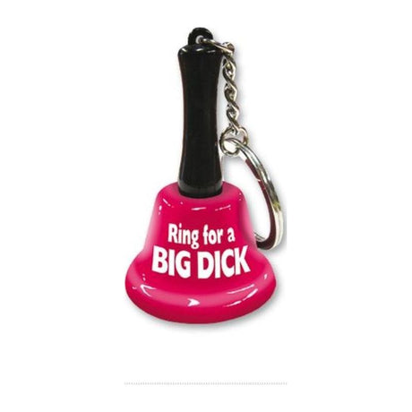 Ring For A Big Dick Mini Bell Keychain - Naughty by Nature Adult Store