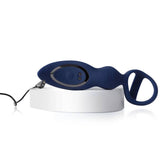 Ring n Rear Dual Thrusting Anal Probe with Cockring and Remote - Adult Toys